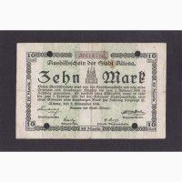 10 марок 1918г. Альтона. 614786. Германия