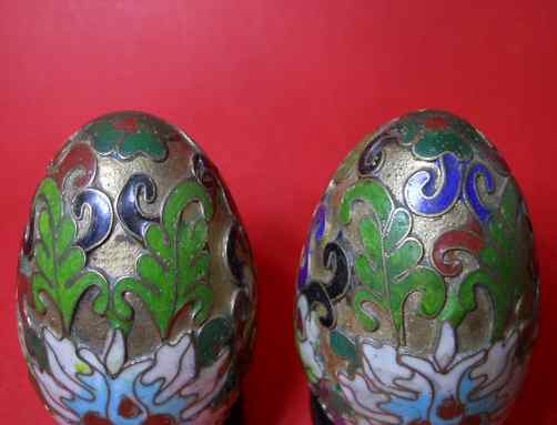 Фото 10. Винтажные Пасхальные яйца клуазонэ