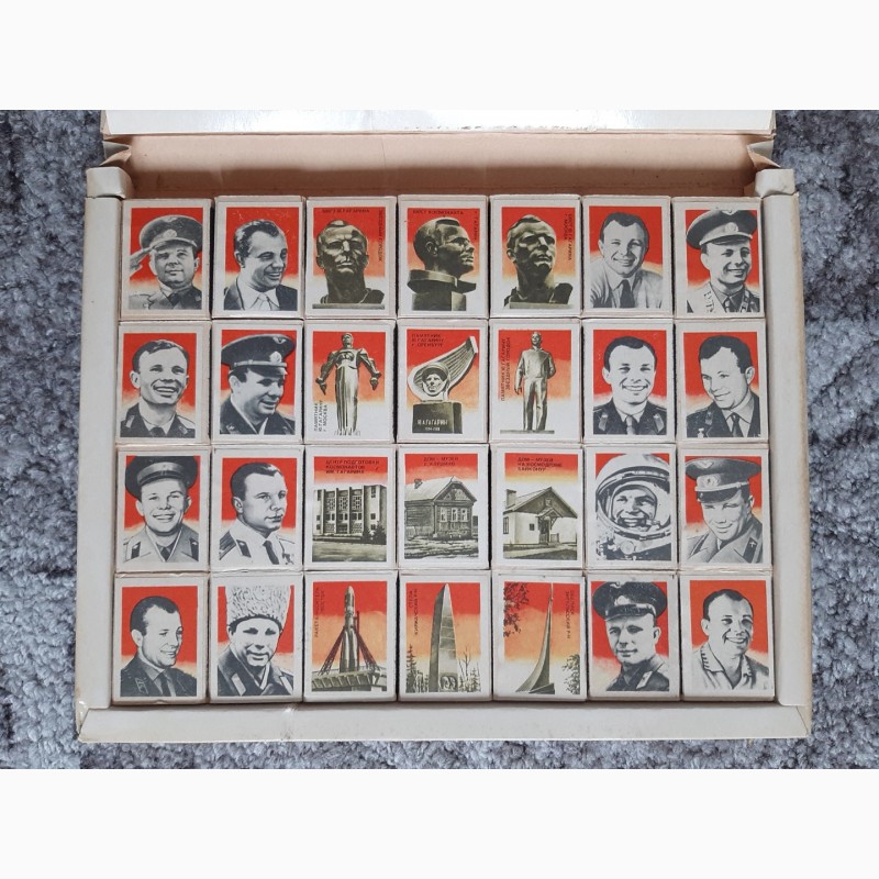 Фото 4. Сувенирный набор спичек 20 лет космического полета человека