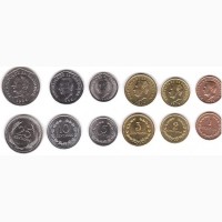 Набір монет Сальвадора aUNC