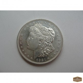 Серебряный доллар Моргана 1921 года