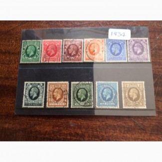 11 марок короля Великобритании Георга V