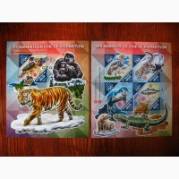 Добірка марок фауни Нігер Соломони, 20 блоків