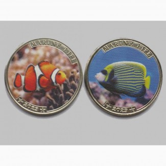 Красиві монети Морська фауна 2023