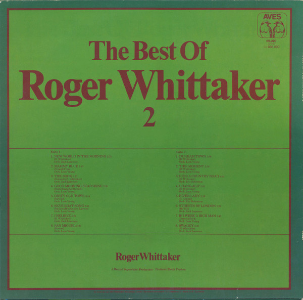 Фото 2. Виниловая пластинка The Best Of Roger Whittaker 2