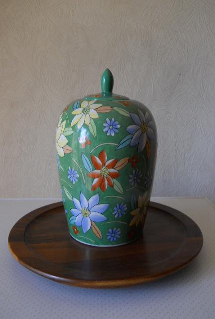 Фото 4. Керамическая Китайская ваза Лотос