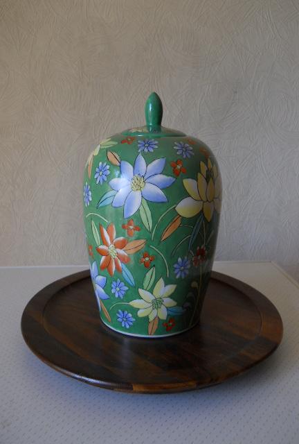 Фото 6. Керамическая Китайская ваза Лотос