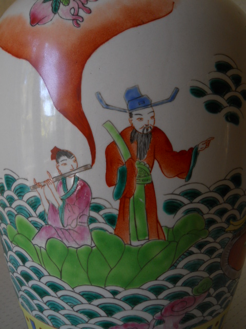 Фото 11. Большая Китайская керамическая ваза