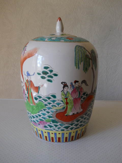 Фото 2. Большая Китайская керамическая ваза