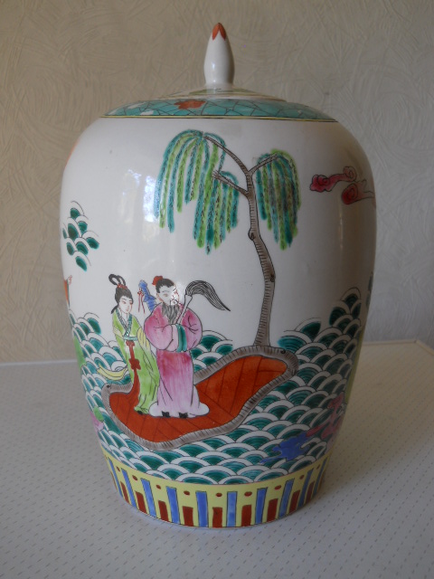 Фото 4. Большая Китайская керамическая ваза