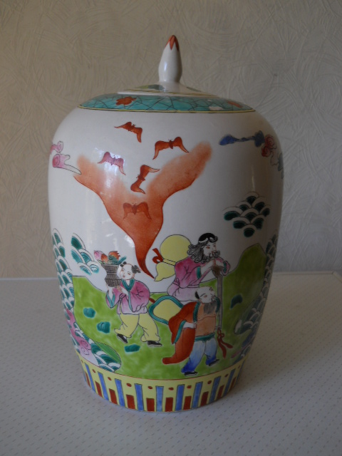Фото 5. Большая Китайская керамическая ваза