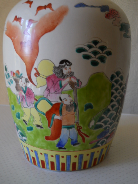 Фото 6. Большая Китайская керамическая ваза