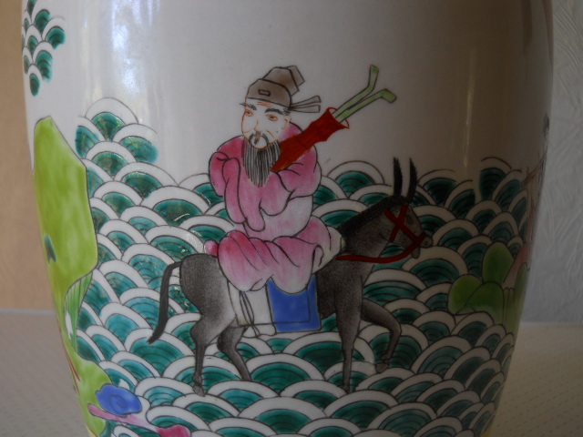 Фото 9. Большая Китайская керамическая ваза