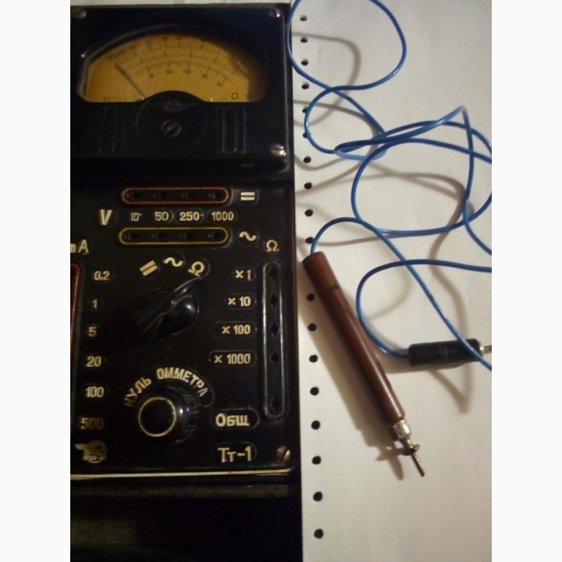 Фото 3. ПРОДАМ. Многопредельный комбинированный прибор ТТ-1 (ампервольтомметр), 1955 года
