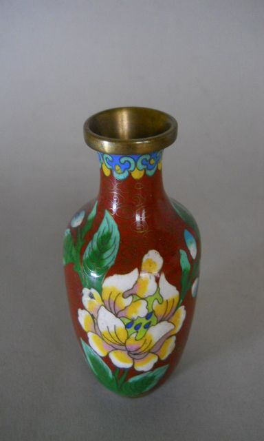 Фото 9. Две винтажные Китайские вазы клуазоне