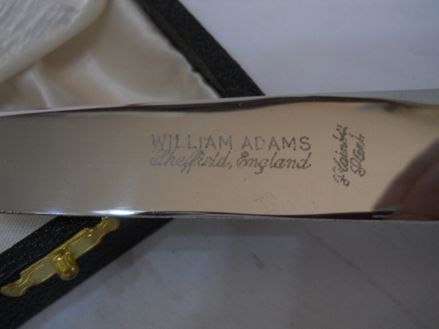 Фото 9. Шесть ножей для стейка с перламутровой ручкой William Adams Sheffield England