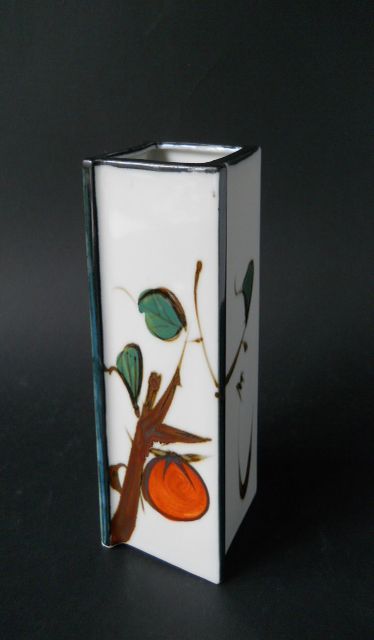 Фото 2. Винтажная керамическая Японская ваза с ручной росписью