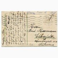 Поштівка Вітання із Чернівців 1913 р