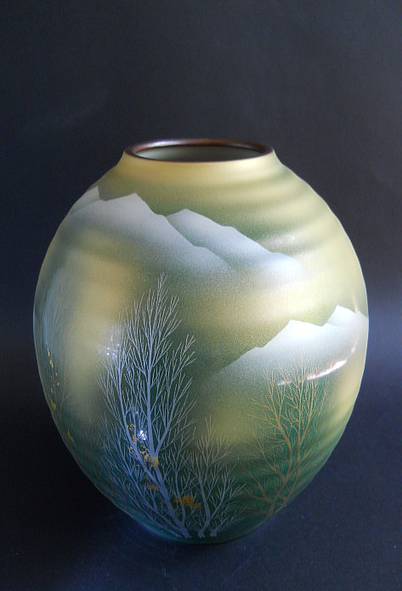 Фото 5. Японская керамическая ваза