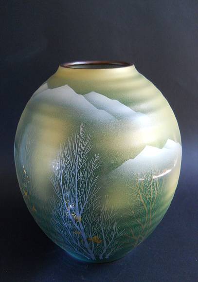 Фото 6. Японская керамическая ваза