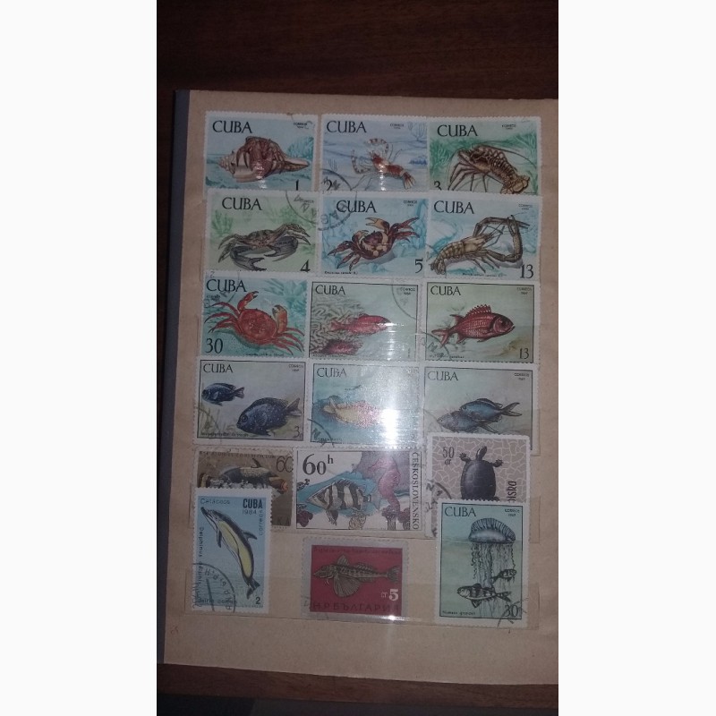 Фото 3. Коллекция почтовых марок