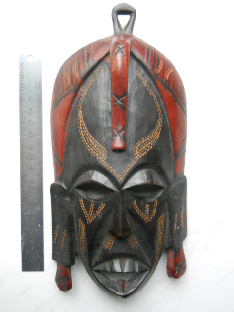 Фото 8. Африканская Кенийская маска из дерева
