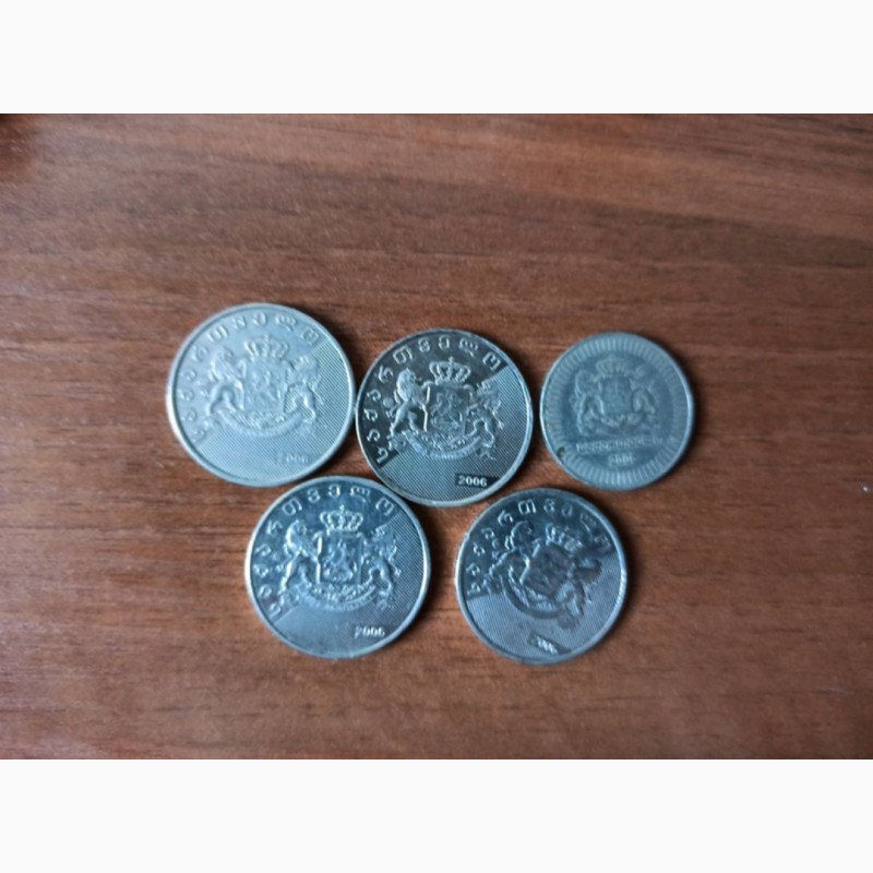 Фото 4. Продам грузинські монети театрі та ларі ціна за всі