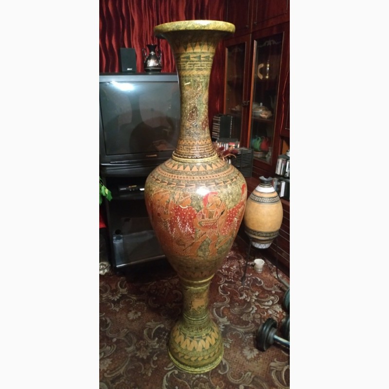 Фото 2. Напольная ваза из трех частей, разборная 145 см.Ручная работа.Греция