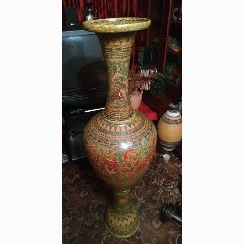 Фото 3. Напольная ваза из трех частей, разборная 145 см.Ручная работа.Греция