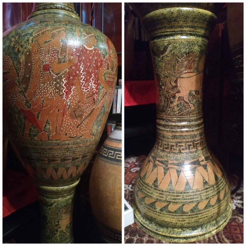 Фото 4. Напольная ваза из трех частей, разборная 145 см.Ручная работа.Греция