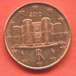 Фото 3. 1 Евро цент. Италия 2010. Редкая монета
