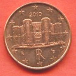 Фото 4. 1 Евро цент. Италия 2010. Редкая монета