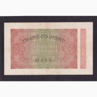 20 000 марок 1923г. P-MM. 922812. Германия