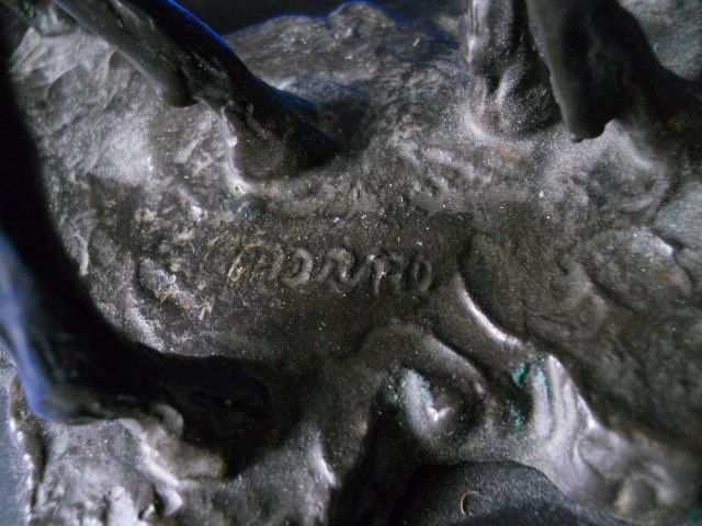 Фото 17. Старинная бронзовая настольная скульптура Семейство оленей