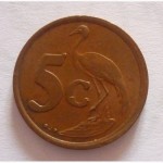5 центов ЮАР 1997
