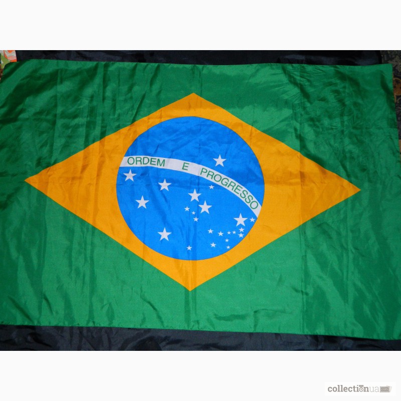 Фото 3. Флаг Бразилии Бразилия Brasil, Бразильский прапор 90 х 138 made ln CEE