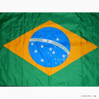 Флаг Бразилии Бразилия Brasil, Бразильский прапор 90 х 138 made ln CEE