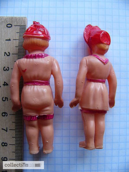 Фото 8. Старинные Целлулоидные куклы 2 шт. по 8см. мальчик и девочка 20-30годы