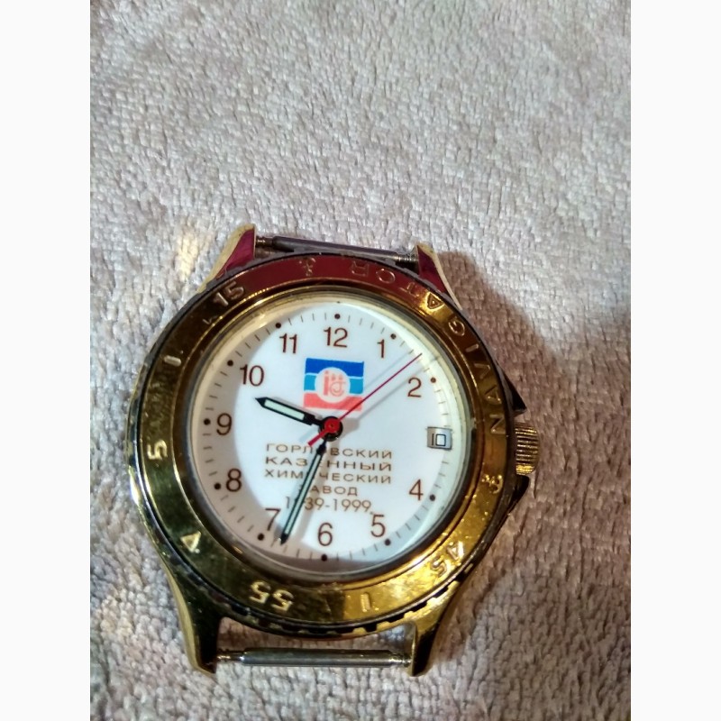 Фото 2. Продам часы мужские, редкие с логотипом разрушенного предприятия Горловки