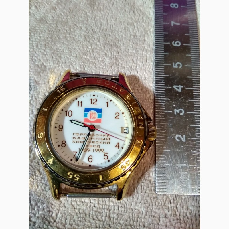 Фото 3. Продам часы мужские, редкие с логотипом разрушенного предприятия Горловки