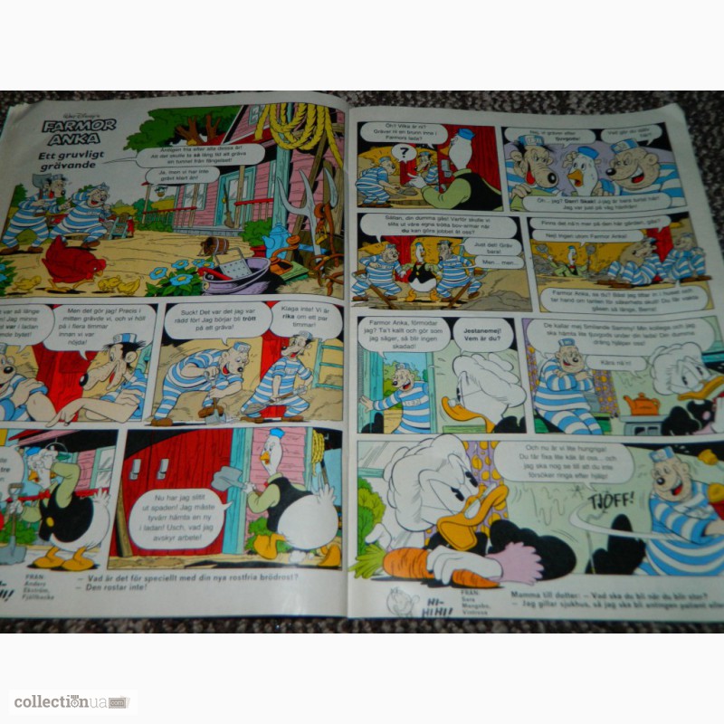 Фото 6. Комиксы Walt Disney Дисней - Дональд Дак Donald Duck 1991 на шведском