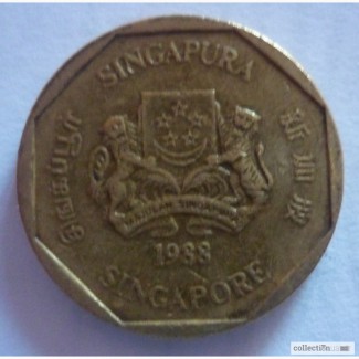 1 доллар Сингапур
