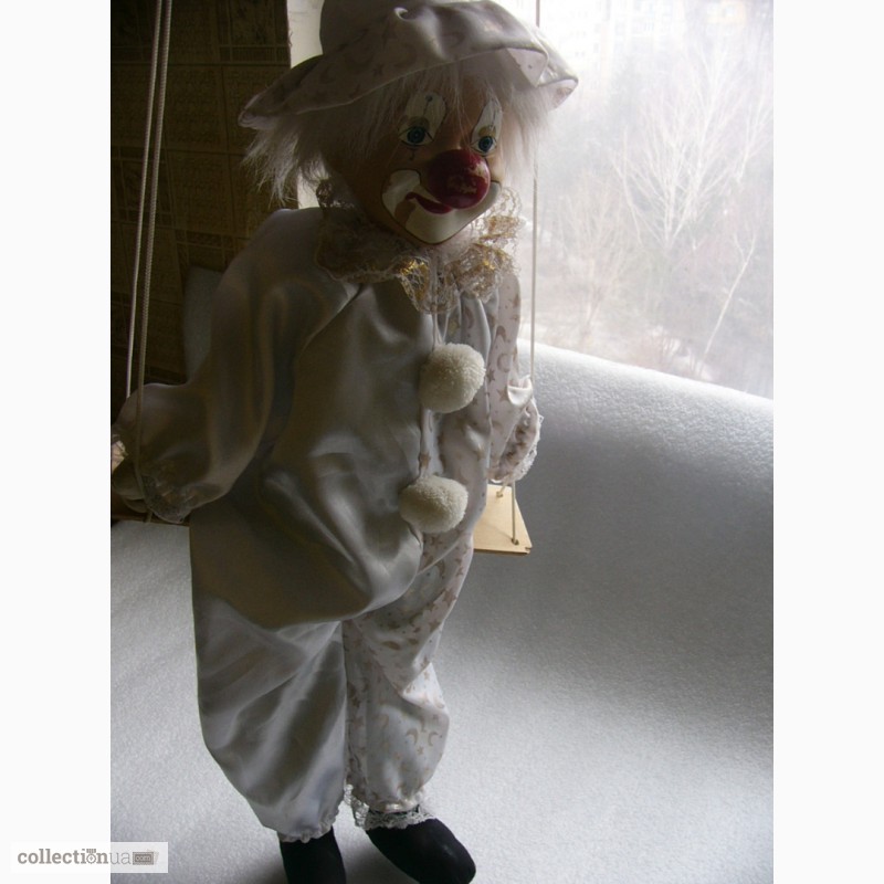 Фото 11. Редчайшая, коллекционная, Театральная кукла-марионетка Клоун, Германия 60-е