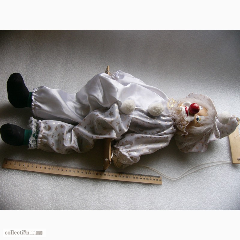 Фото 2. Редчайшая, коллекционная, Театральная кукла-марионетка Клоун, Германия 60-е