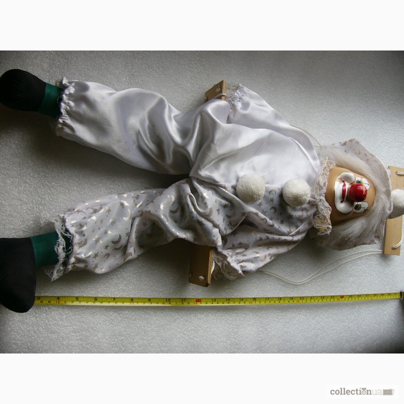 Фото 4. Редчайшая, коллекционная, Театральная кукла-марионетка Клоун, Германия 60-е