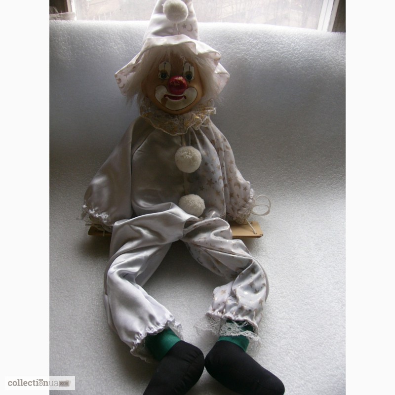 Фото 6. Редчайшая, коллекционная, Театральная кукла-марионетка Клоун, Германия 60-е