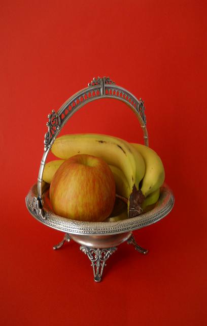 Фото 3. Викторианская корзина фруктовница-конфетница из столового серебра