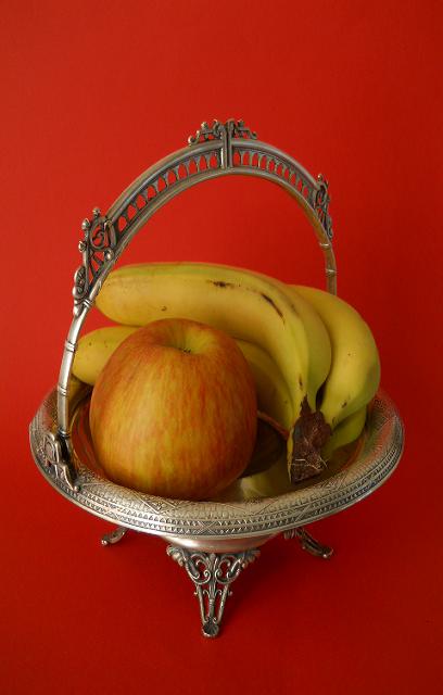 Фото 5. Викторианская корзина фруктовница-конфетница из столового серебра