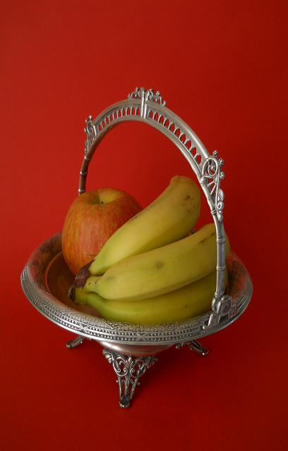 Фото 6. Викторианская корзина фруктовница-конфетница из столового серебра
