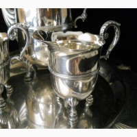 Винтажный кофейный набор из столового серебра